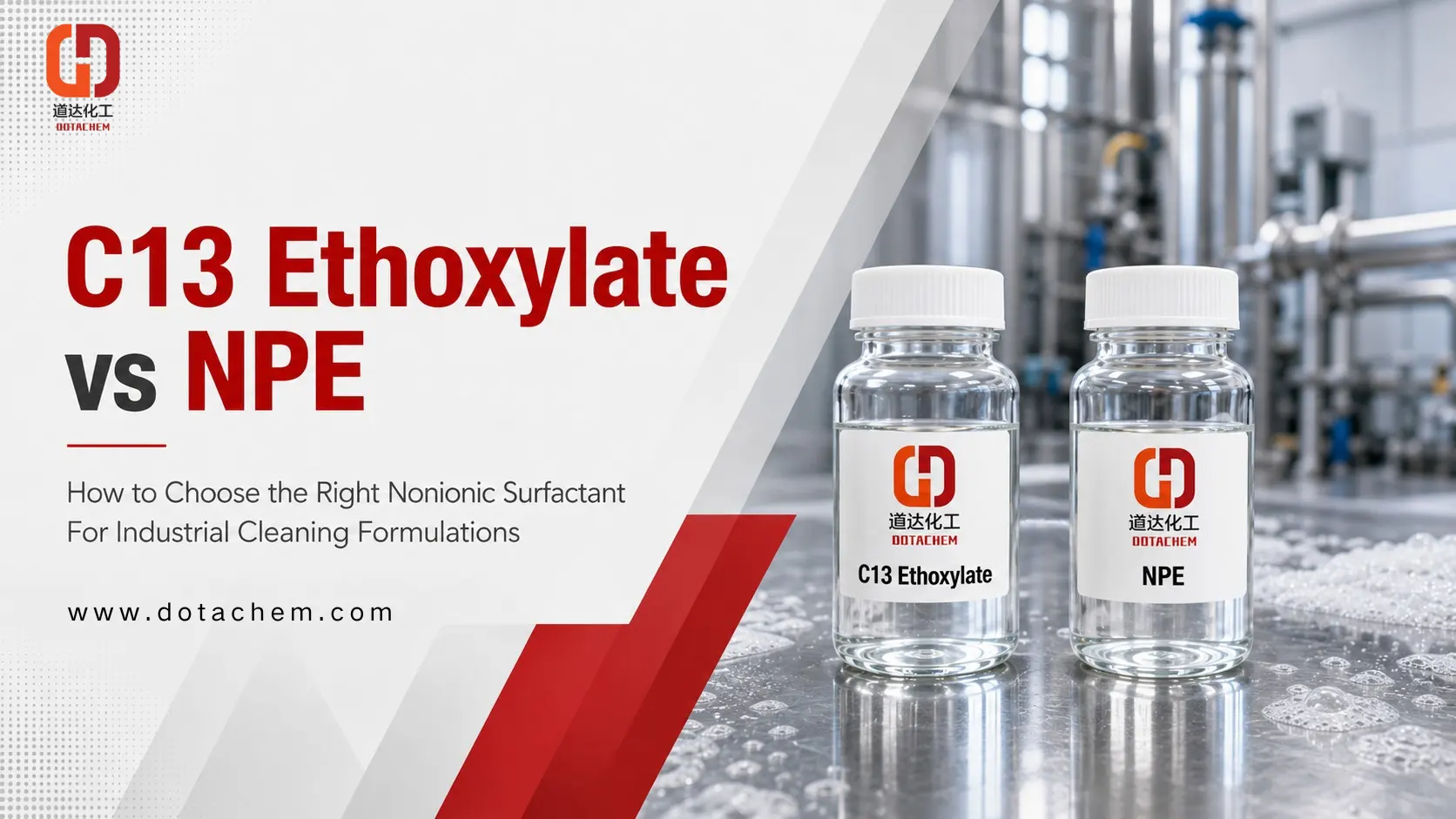 Hoe om te kies tussen alkohole C13-etoksilaat en NPE in industriële skoonmaakformulerings