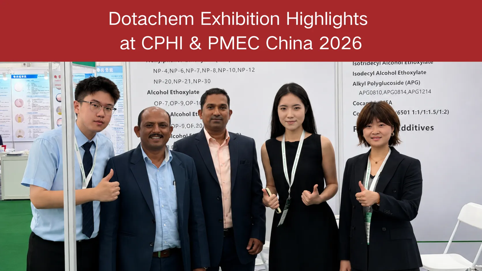 Dotachem-uitstallingshoogtepunte by CPHI & PMEC China 2026: produkbehoeftes en markterugvoer