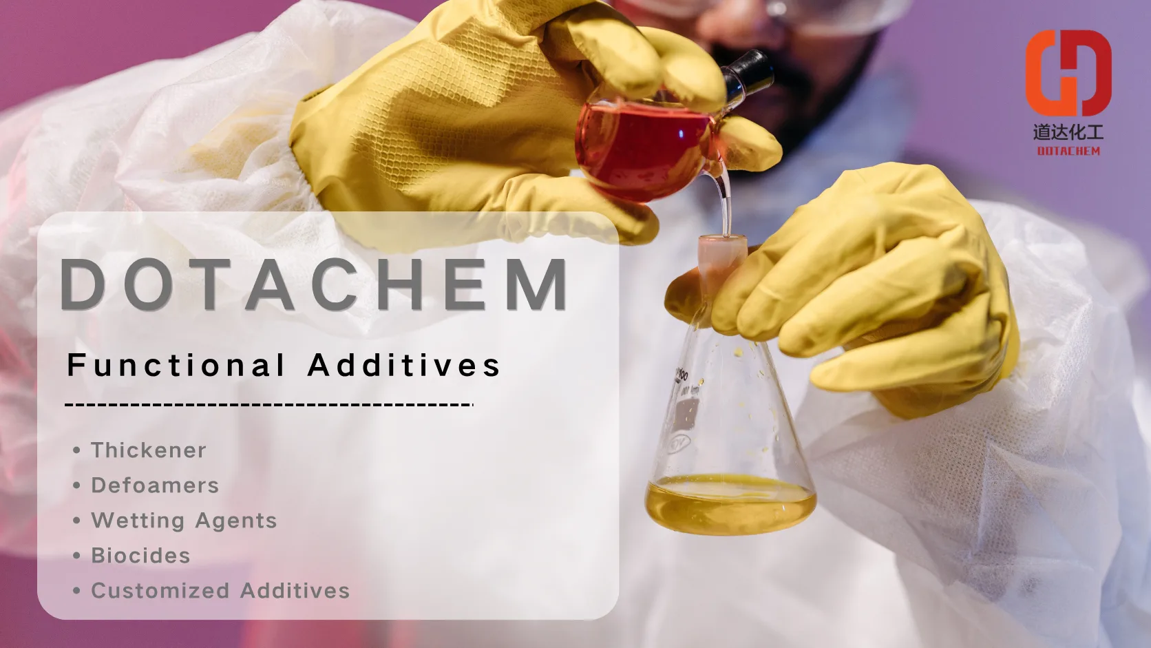 Bekendstelling van Dotachem se reeks funksionele bymiddels: praktiese oplossings vir industriële formulerings
